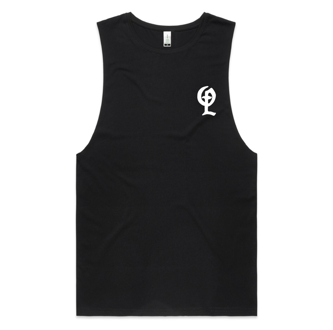 Men's Once Lost Insignia Cut-off Tee Black