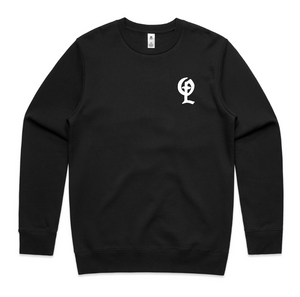 Men's Once Lost Insignia Crew Sweater Black