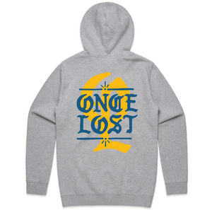 Men's Once Lost Insignia Hoodie Grey Marle