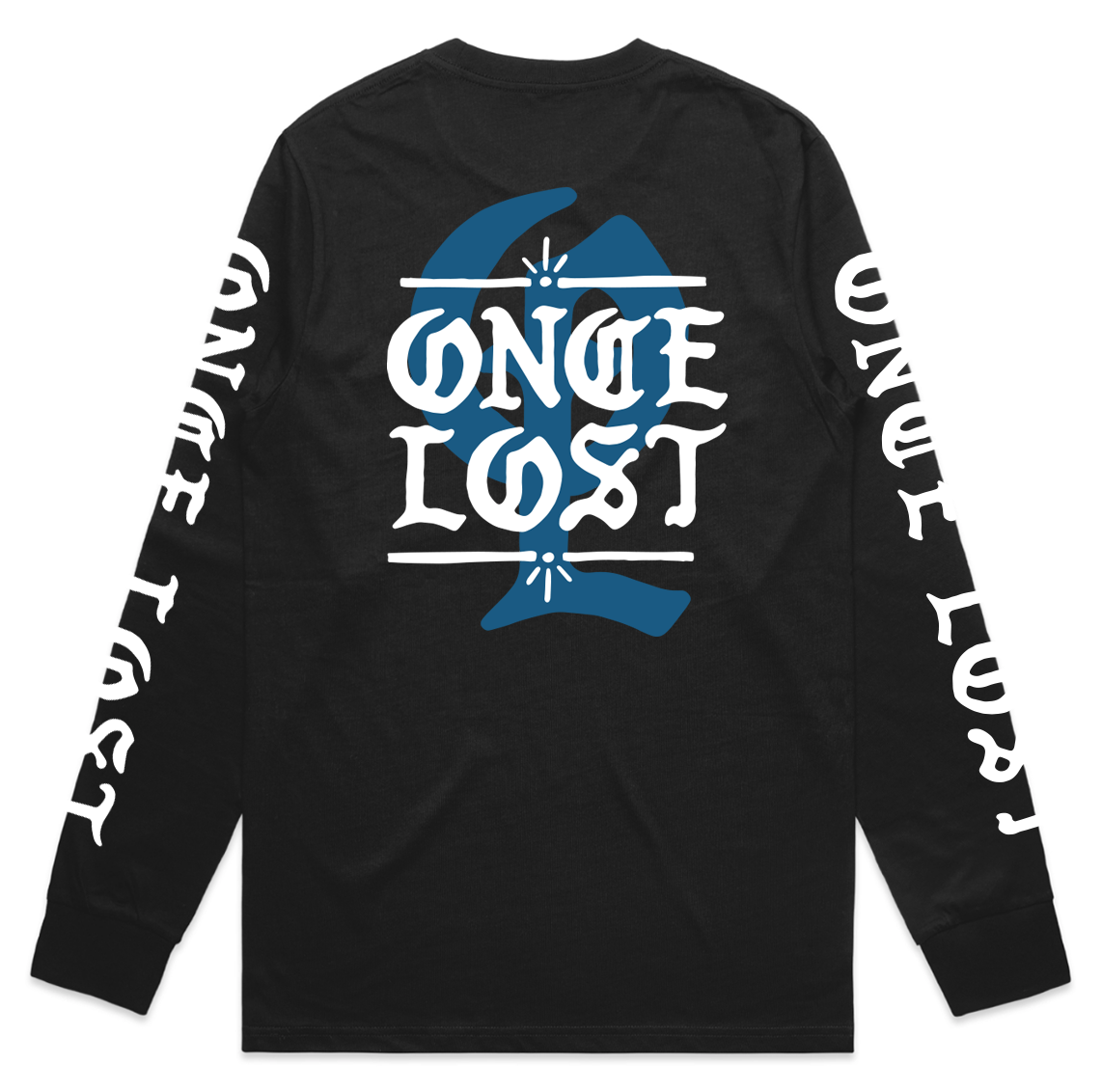 Men's Once Lost Insignia Long Sleeve Black