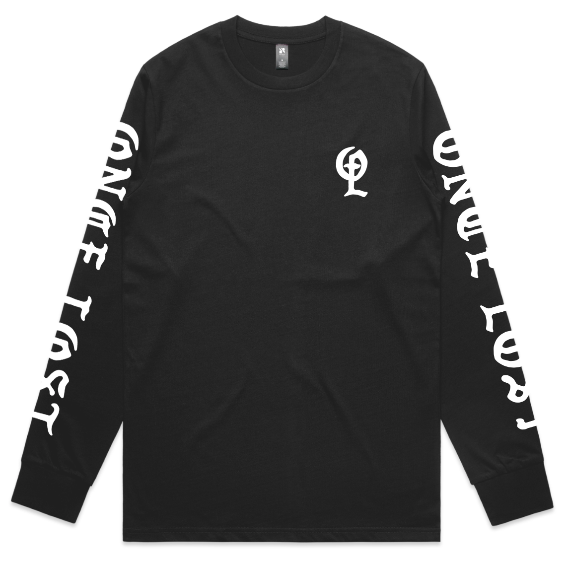 Men's Once Lost Insignia Long Sleeve Black