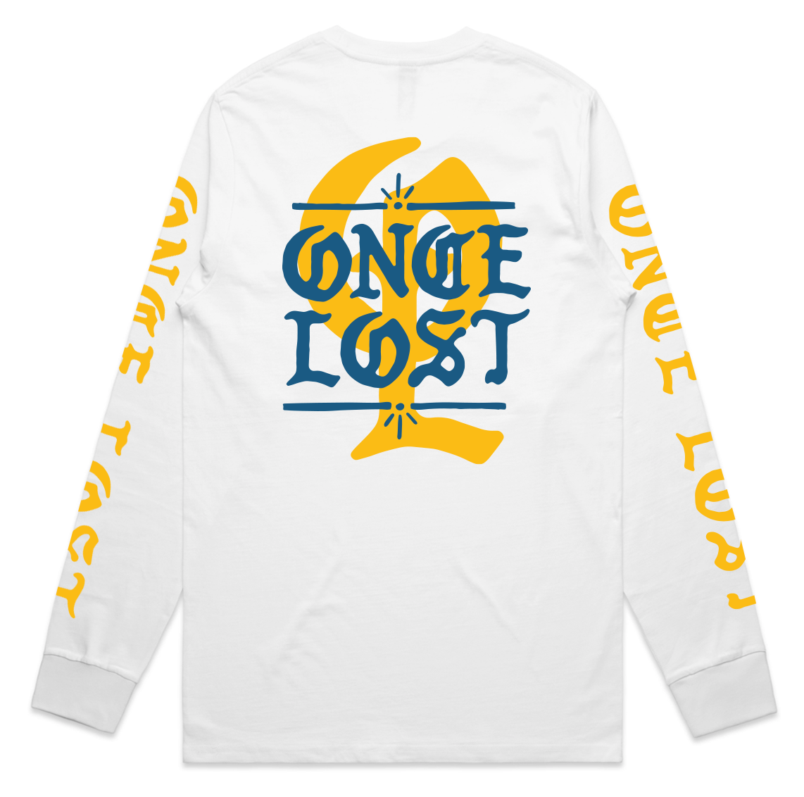 Men's Once Lost Insignia Long Sleeve White