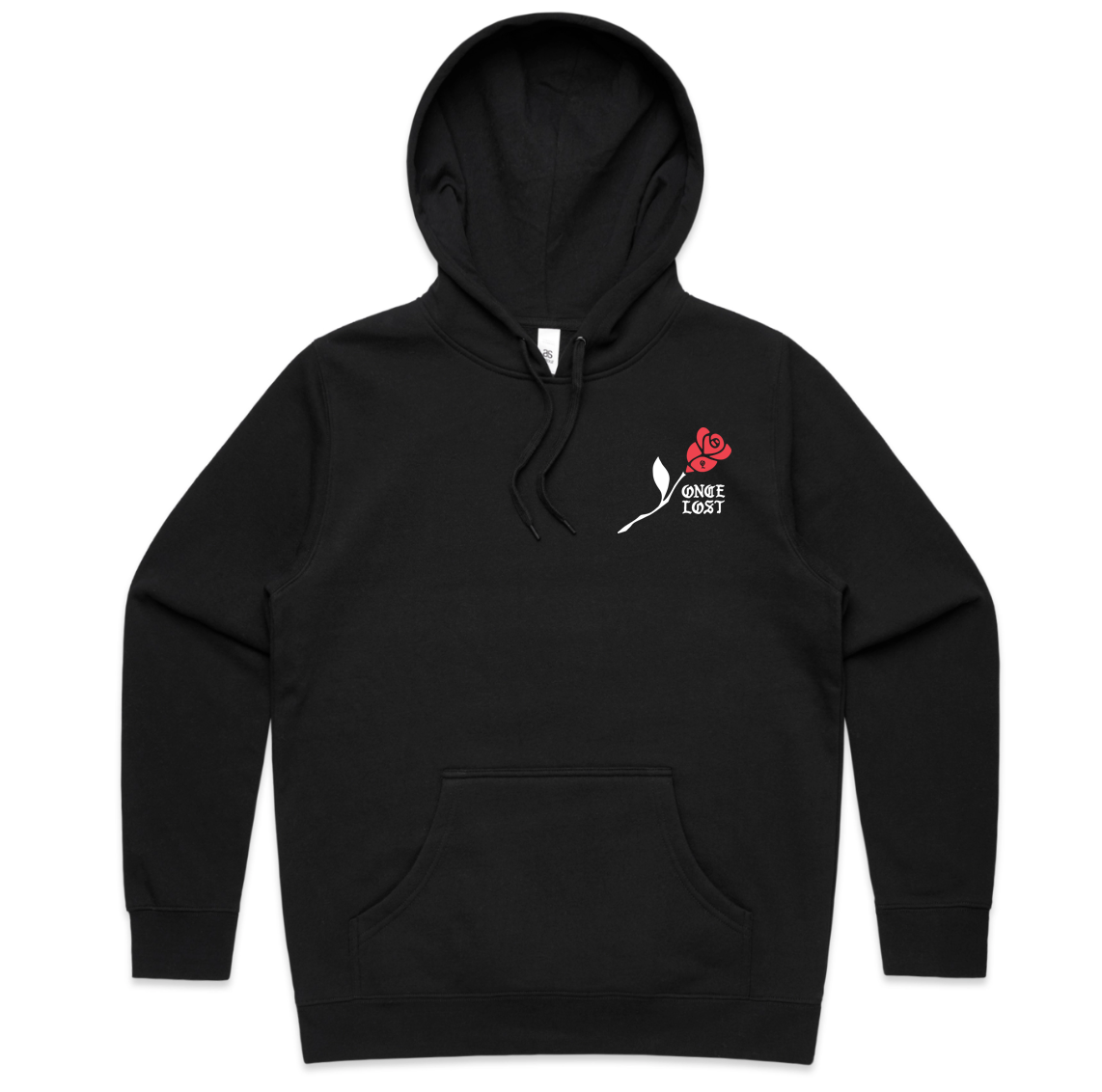 Womens Red Rose Faith/Fear Hoodie